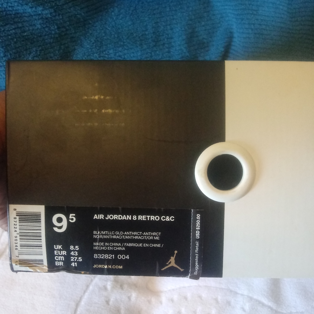 "New" Limited Edition Jordan 8 C & C - Picture 5 of 10